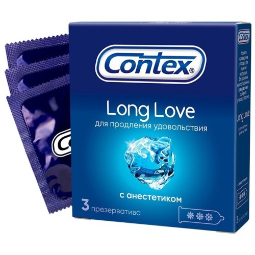 Презерватив Contex Long love (с анестетиком) № 3