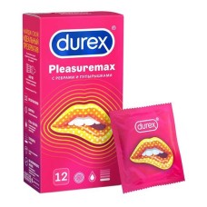 Презерватив Durex Pleasuremax (с ребрами и пупырышками) № 12