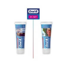 Зубная паста Oral-B 75мл Kids Легкий вкус Frozen/Cars