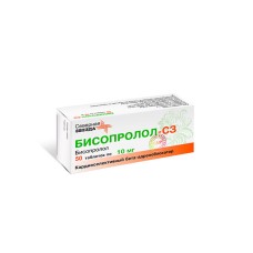 Бисопролол-СЗ табл. 10 мг № 50 (Северная Звезда НАО)