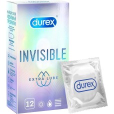 Презерватив Durex Invisible Extra Lube № 12