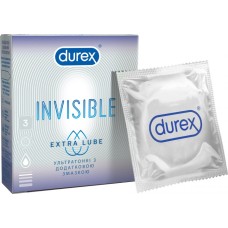 Презерватив Durex Invisible Extra Lube № 3