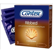 Презерватив Contex Ribbed (ребристые) № 3