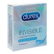 Презерватив Durex Invisible (ультратонкие) № 3