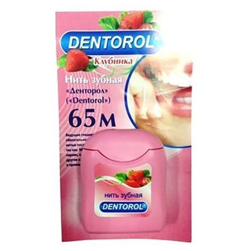 Dentorol зубная нить Клубника 65 м (Фреш Минт Восток ЧП УП)