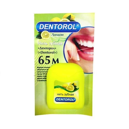 Dentorol зубная нить Лимон 65 м (Фреш Минт Восток ЧП УП)