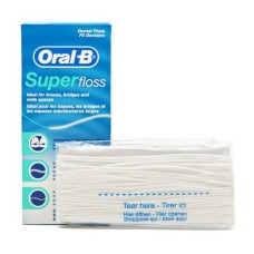 Зубная нить Oral-B Super Floss 50м